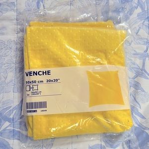 IKEA 50x50 cm VENCHE in bright yellow 💛 Article number 504.437.31